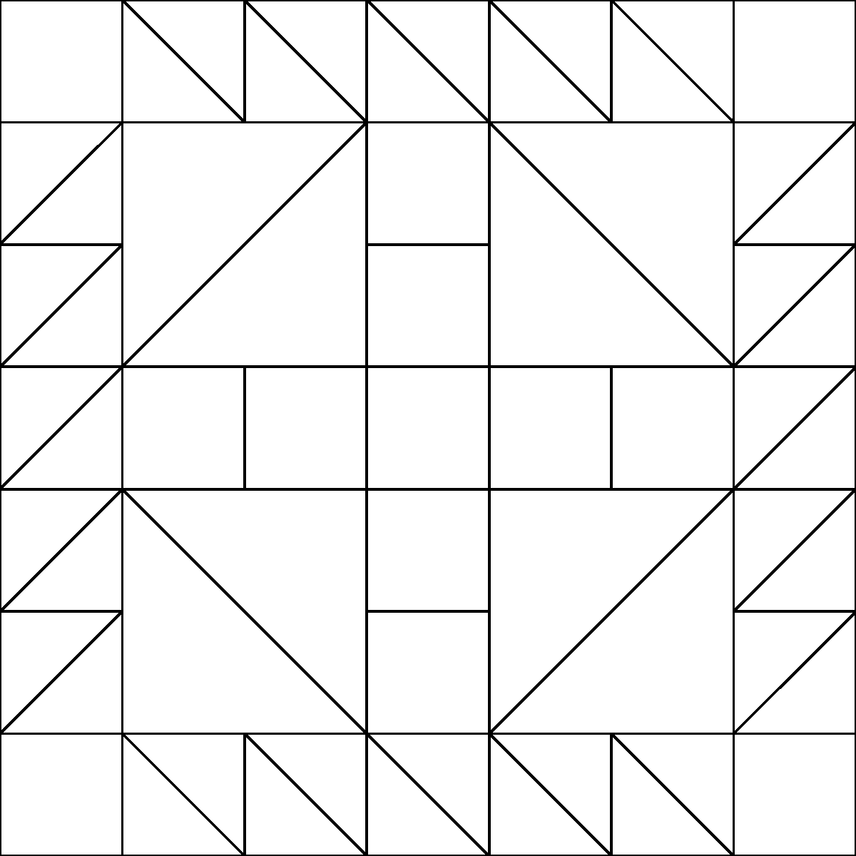 Pattern 80, Prickly Pear barn quilt pattern thumbnail